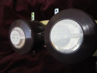 Vintage Pioneer PT - 6 horn tweeters 16ohm pair RARE 3