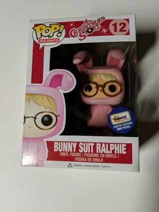 Funko Pop Bunny Suit Ralphie,  Flocked Le Gemini Collectables Exclusive Rare