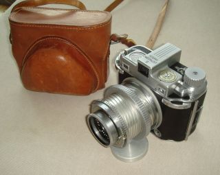 Rare Camera Kodak Medalist Ii With Case 620 Ektar Lens Rangefinder