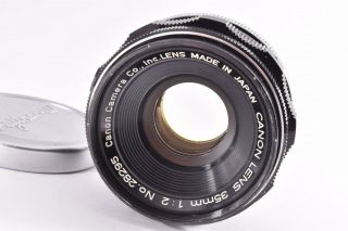 Canon 35mm/f2 Leica 39mm Lmt Screw Mount Rare 28295