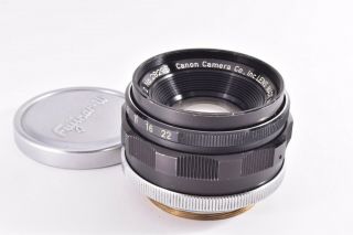 CANON 35mm/F2 Leica 39mm LMT screw mount Rare 28295 3