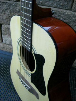 Ibanez Ijv30 Natural Acoustic Guitar,  " Easy Play " Made,  Rare Beginner Guitar