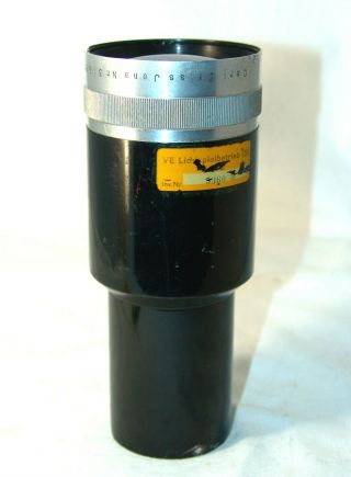 Carl Zeiss Jena Kipronar 1,  9/140mm.  T Projector Lens,  Rare