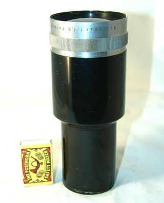 Carl Zeiss Jena KIPRONAR 1,  9/140mm.  T projector Lens,  rare 3