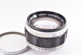 Rare CANON 50mm/F1.  2 Leica 39mm LMT screw mount 44921 2