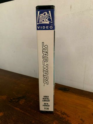 STAR WARS very rare Australian VHS Video rental release 1982 misprint 3