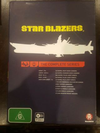 Star Blazers Complete Series Rare Dvd Box Set Anime Japanese Anmiation Cartoon