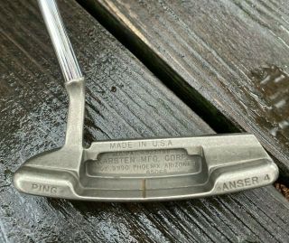 Extremely Rare Nickel Ping Anser 4 Putter,  Beni,  35 In. ,  Newport