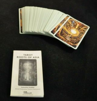 Roots Of Asia Tarot Card Deck 2001 Made In Belgium Euc Booklet Rare
