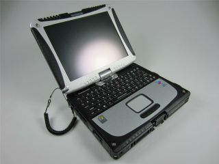 Rare Panasonic Toughbook Cf - 18 Digitizer Rugged Tablet Backlit Rubber Keyboard