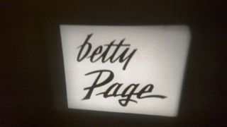 8mm Bettie Page Risque Posing Stag Cheesecake Reel Rare Film 3 Models
