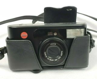 Rare Black Leica C1 Vario - Elmar 38 - 105 lens - compact 35mm film camera Exc 2