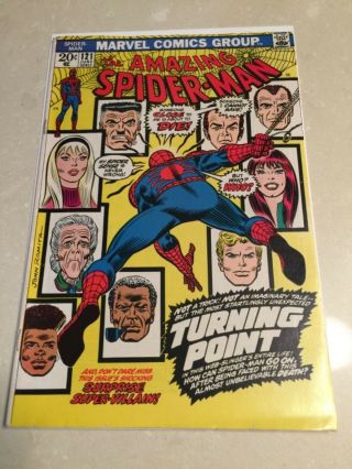 Rare 1973 Bronze Age Spider - Man 121 Key Death Gwen Stacy Complete