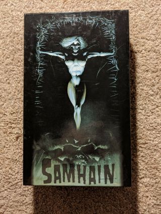 Samhain 5 Disc Cd Box Set,  Vhs Tape & Comic Book Danzig Misfits Rare.  Htf