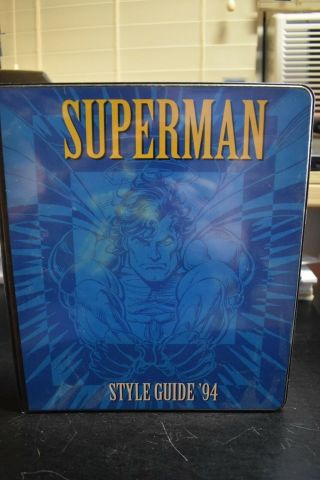 Superman Dc Style Guide 94 & Pop Art Icon Rare Oop Jose Luis Garcia Lopez 1994