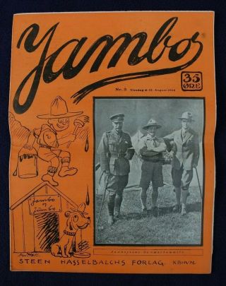 1924 - 2nd World Scout Jamboree - Official Camp Newspaper 3 - Denmark - Rare