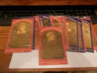 Rare Full Set 20 Legends Of Baseball Hof Postcards Only 2500 7 - 7 - 2000 Babe Ruth