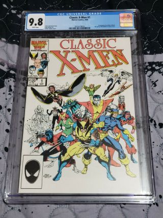 Classic X - Men 1 9.  8 Cgc 1986 Arthur Adams Famous Cover Nm " Rare "