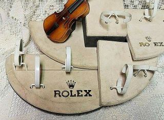 Rare Vintage Rolex Violin Dealer Store Window Display 2