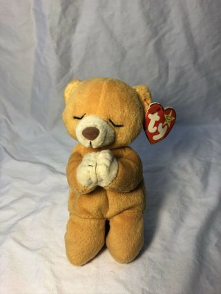 Ty Beanie Babies Extremely Rare Bear Hope 1998