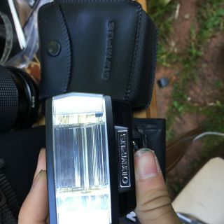RARE Olympus OM - 2N MD Film Camera w/ 50mm f1.  8 Lens Boxes Case manuals 3