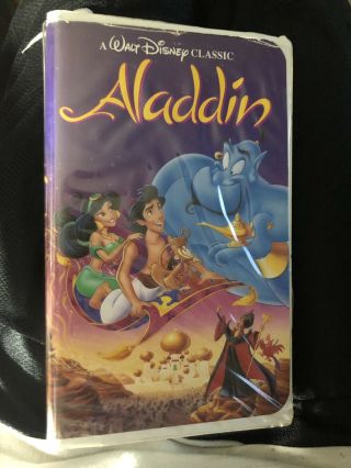 Aladdin Black Diamond Vhs Collectors Edition.  (rare.  1662) Disney Classic
