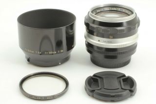 [Rare PAT PEND] Nikon Nippon Kogaku Nikkor S Auto 5.  8cm 58mm F1.  4 Lens JAPAN 2