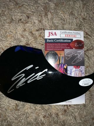 Rare Eric Church Autographed Signed Guitar Pick Guard W/jsa Christmas Gift