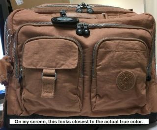 Rare Kipling Treca Wheeled Rolling Laptop Briefcase Carry On Luggage Bag Wl3212