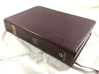Rare 1985 Moody Ryrie King James Version Nkjv Bible Bg Leather Unmarked
