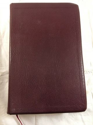 Rare 1985 Moody Ryrie King James Version NKJV Bible Bg Leather Unmarked 2