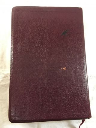 Rare 1985 Moody Ryrie King James Version NKJV Bible Bg Leather Unmarked 3