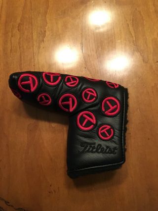 RARE Scotty Cameron Tour Only Dancing Red Circle T CT Putter Blade Headcover 2