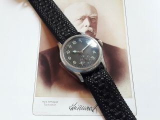 Rare Military Ww Ii Ww2 Swiss Wrist Watch 15 Jewels Helvetia 1930s No Dh For Men
