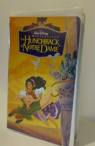 Rare Walt Disney Home Video Vhs The Hunchback Of Notre Dame.  7955a
