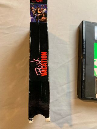 Punk Vacation Rare VHS Cult Classic Raedon Home Video Needs Cleaning HTF 3
