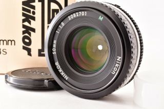 【rare " M " Mark】 Nikon Ai - S Ais Nikkor 50mm F1.  8 Pancake Mf Lens From Japan Y66y
