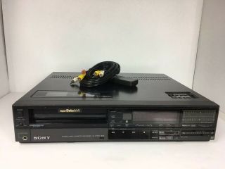 Rare Sony Sl - Hf550 Beta Hi - Fi Stereocast Betamax Vcr Beta Max.  Serviced