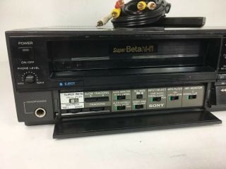 RARE SONY SL - HF550 BETA Hi - Fi Stereocast BETAMAX VCR Beta Max.  Serviced 2