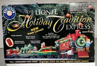 Lionel 7 - 11000 Holiday Tradition Express G - Gauge Ready - To - Run Train Set Rare