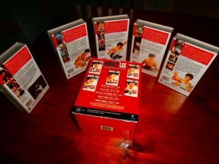 UNIQUE BRUCE LEE BOXSET Box Set 5 VHS Tapes Martial Arts MOVIES Rare 3