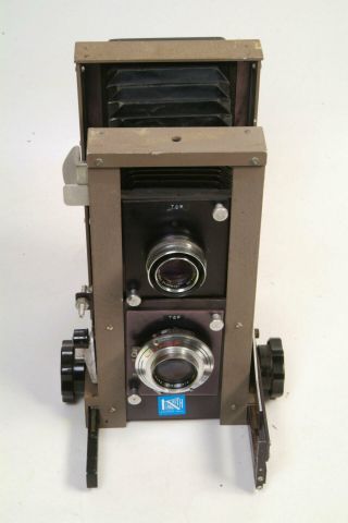 RARE KEITH TWIN LENS Camera 150mm Linhof XENAR Taking Lens - Gowlandflex 2