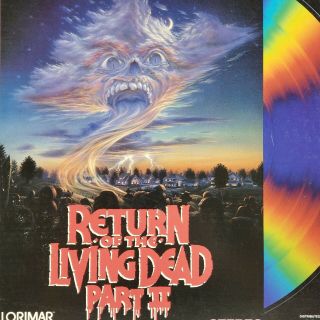 Return Of The Living Dead Part II 2 Laserdisc Horror Film Zombie Movie Rare 2