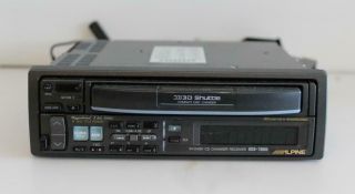 Old School Alpine 3de - 7886 In Dash 3 Disc Cd Changer Player Receiver Rare Black
