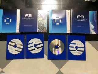 PERSONA 3 The Movie Limited Edition Blu - ray Complete 1 - 4 SET RARE HTF 3