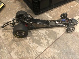 Traxxas Funny Car 1/8 Dragster Roller Chassis Rare Nhra