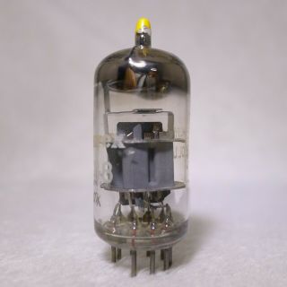 Pinched Waist Amperex ECC88/6DJ8 Tube D - Getter 1957 Holland RARE 2