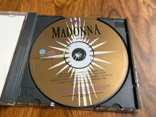 Madonna Like A Prayer Us Promo Cd Gold Starburst Logo Mega Rare Near 1989