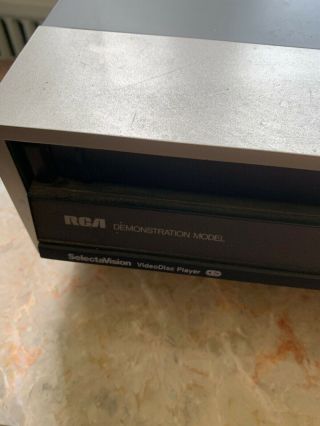 RCA SJT 101 VideoDisc Player No Remote Rare Demonstration Model 3
