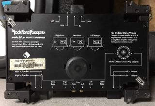 Refurb Old School Rockford Fosgate Punch 40x2 2 Channel Amplifier,  RARE,  USA 3